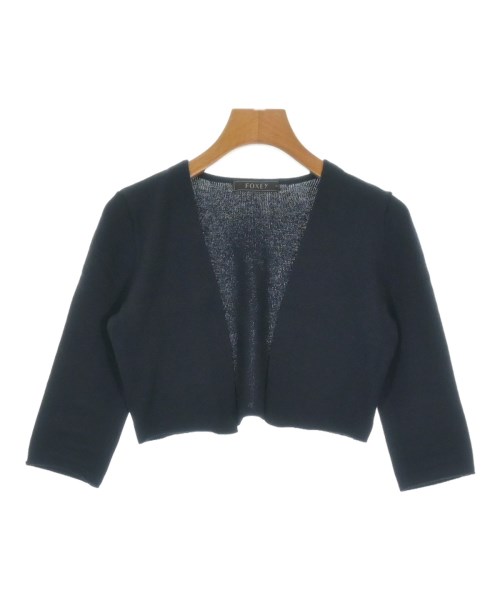 FOXEY(フォクシー)カーディガン 紺 サイズ:38(S位)/2200646089171
