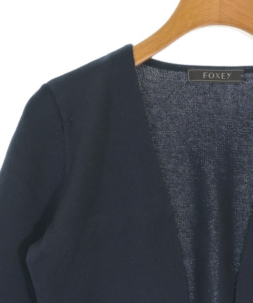 FOXEY（フォクシー）カーディガン 紺 サイズ:38(S位) レディース/2200646089171