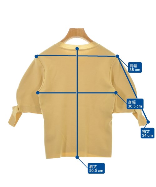 FOXEY（フォクシー）ニット・セーター 黄 サイズ:38(S位) レディース/2200646089249