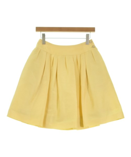 FOXEY(フォクシー)ひざ丈スカート 黄 サイズ:38(S位)/2200646089386