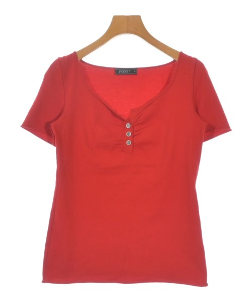 FOXEY(フォクシー)Tシャツ・カットソー 赤 サイズ:38(S位)/2200646476025