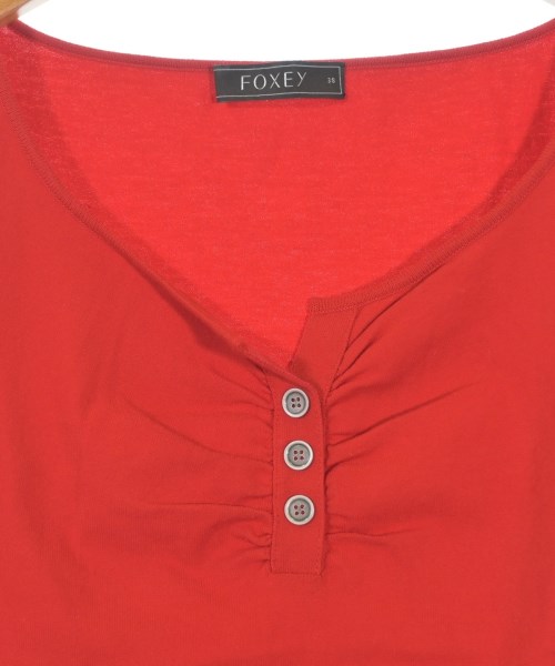 FOXEY（フォクシー）Tシャツ・カットソー 赤 サイズ:38(S位) レディース/2200646476025