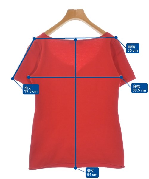 FOXEY（フォクシー）Tシャツ・カットソー 赤 サイズ:38(S位) レディース/2200646476025