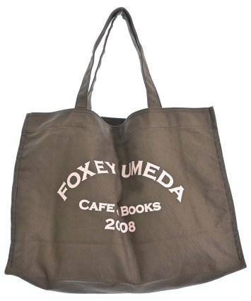 FOXEY - フォクシー 限定 ノベルティ ダブルネームトートバック FOXEY（フォクシー）トートバッグ 茶 サイズ:- レディース