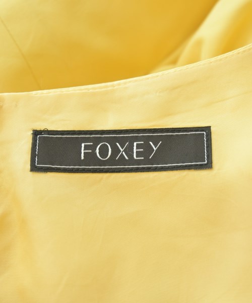 FOXEY（フォクシー）ワンピース 黄 サイズ:38(S位) レディース/2200708922361