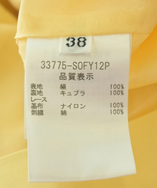 FOXEY（フォクシー）ワンピース 黄 サイズ:38(S位) レディース/2200708922361