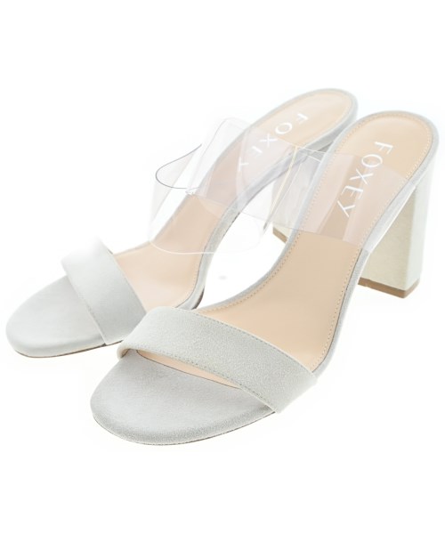 FOXEY(フォクシー)サンダル 白 サイズ:EU37(23.5cm位)/2200668461023