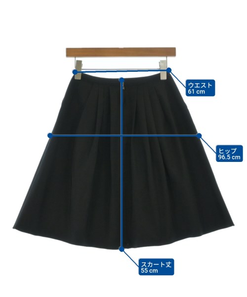 FOXEY（フォクシー）ひざ丈スカート 黒 サイズ:38(S位) レディース/2200668117029