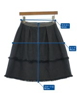 FOXEY（フォクシー）ひざ丈スカート 紺 サイズ:38(S位) レディース/2200672245039