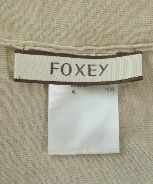 FOXEY（フォクシー）カーディガン ベージュ サイズ:38(S位) レディース/2200730311096