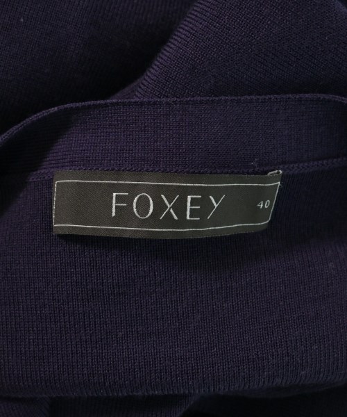 FOXEY（フォクシー）カーディガン 紫 サイズ:40(M位) レディース/2200728827363