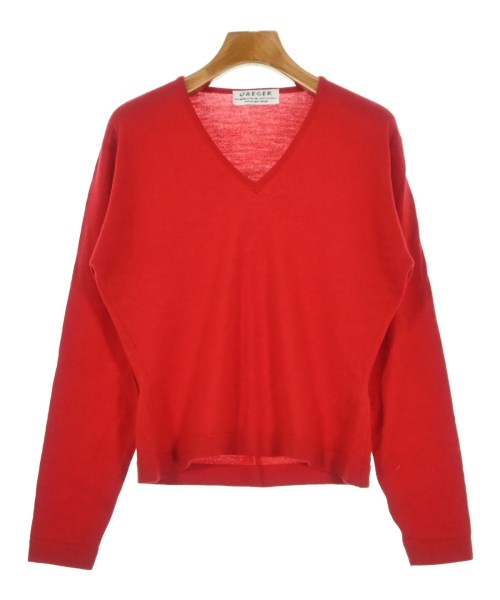 JAEGER(イエーガー)ニット・セーター 赤 サイズ:34(XXS位)/2200674597150