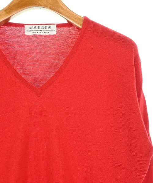JAEGER（イエーガー）ニット・セーター 赤 サイズ:34(XXS位) レディース/2200674597150