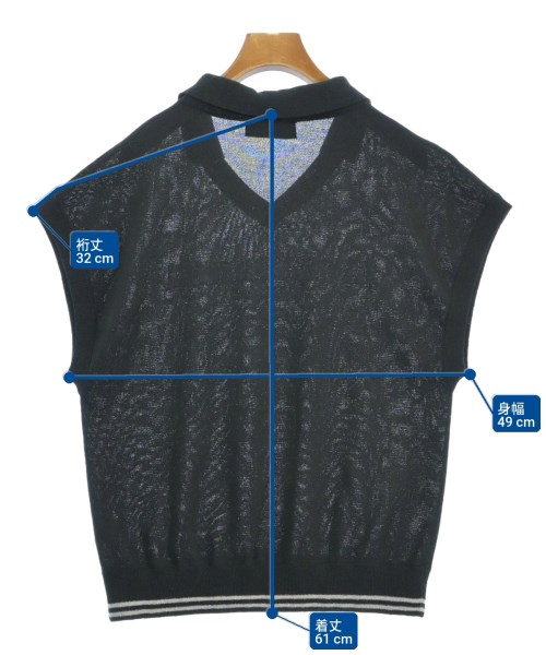 AQUASCUTUM（アクアスキュータム）ベスト/ノースリーブ グレー サイズ:8(M位) レディース/2200635101068