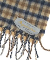 AQUASCUTUM（アクアスキュータム）マフラー ベージュ サイズ:- メンズ/2200637743112