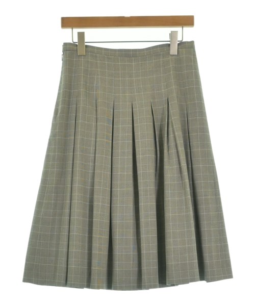 AQUASCUTUM（アクアスキュータム）ひざ丈スカート グレー サイズ:6(XS位) レディース/2200622363035