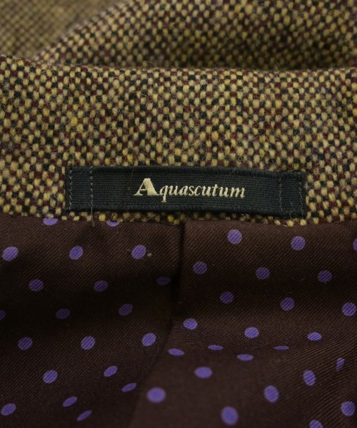 AQUASCUTUM（アクアスキュータム）テーラードジャケット 茶 サイズ:-(L位) レディース/2200622363363