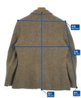 AQUASCUTUM（アクアスキュータム）テーラードジャケット 茶 サイズ:-(L位) レディース/2200622363363