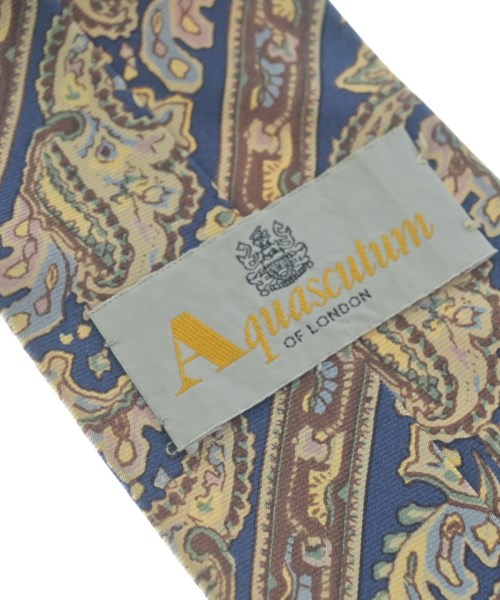 AQUASCUTUM（アクアスキュータム）ネクタイ 青 サイズ:- メンズ/2200640648107