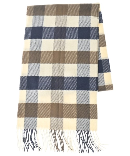 AQUASCUTUM(アクアスキュータム)マフラー 白 サイズ:-/2200642970121