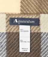 AQUASCUTUM（アクアスキュータム）マフラー 白 サイズ:- メンズ/2200642970121
