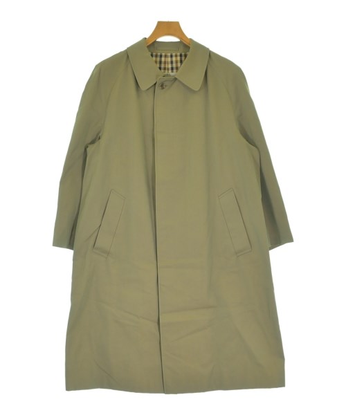 AQUASCUTUM(アクアスキュータム)ステンカラーコート カーキ サイズ:5(XL位)/2200632997022