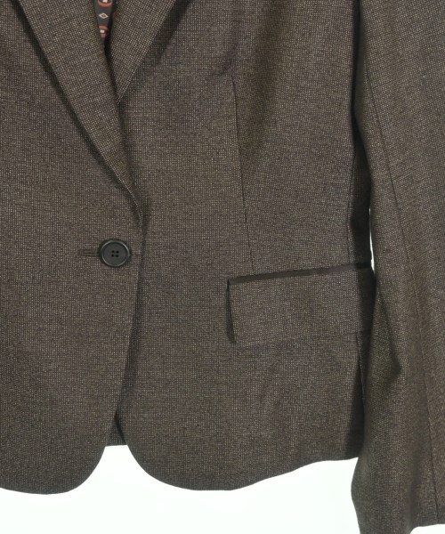 AQUASCUTUM（アクアスキュータム）カジュアルジャケット 茶 サイズ:-(L位) レディース/2200644042055