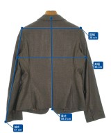 AQUASCUTUM（アクアスキュータム）カジュアルジャケット 茶 サイズ:-(L位) レディース/2200644042055