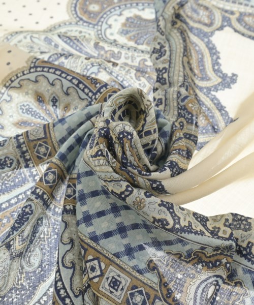 AQUASCUTUM（アクアスキュータム）ストール 青 サイズ:- レディース/2200619948276