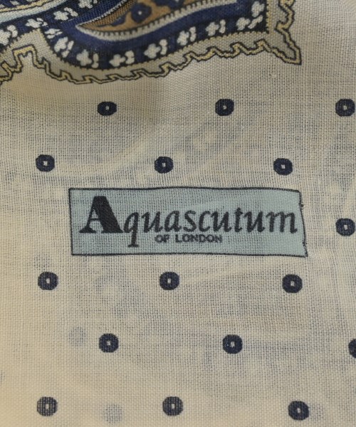 AQUASCUTUM（アクアスキュータム）ストール 青 サイズ:- レディース/2200619948276