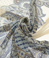 AQUASCUTUM（アクアスキュータム）ストール 青 サイズ:- レディース/2200619948276