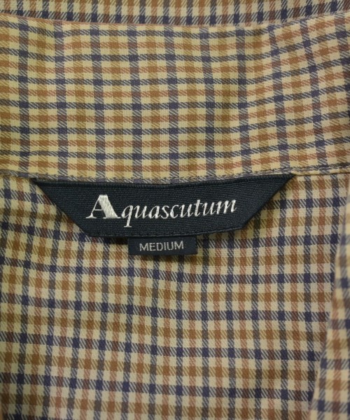 AQUASCUTUM（アクアスキュータム）カジュアルシャツ ベージュ サイズ:M メンズ/2200620921015