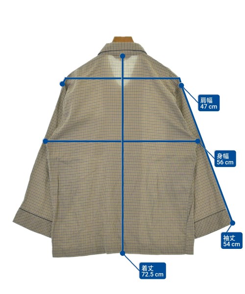 AQUASCUTUM（アクアスキュータム）カジュアルシャツ ベージュ サイズ:M メンズ/2200620921015