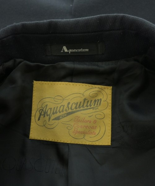AQUASCUTUM（アクアスキュータム）チェスターコート 紺 サイズ:40(L位) メンズ/2200621420012