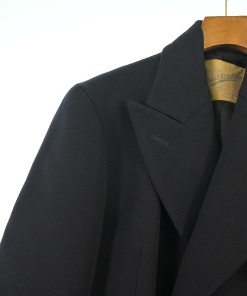 AQUASCUTUM（アクアスキュータム）チェスターコート 紺 サイズ:40(L位) メンズ/2200621420012