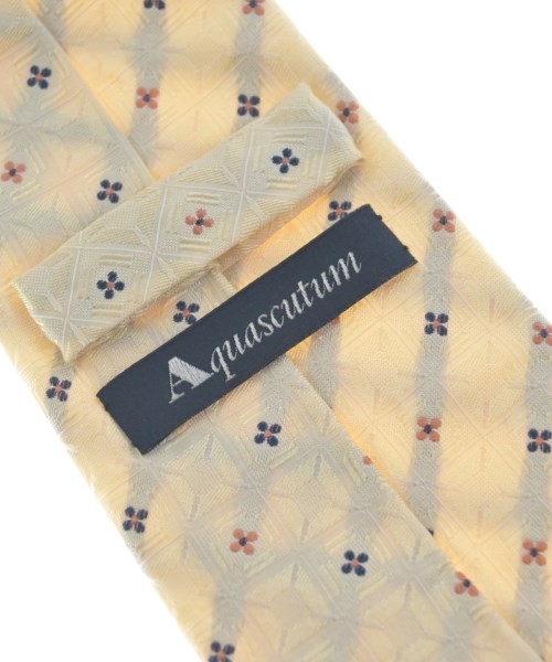 AQUASCUTUM（アクアスキュータム）ネクタイ ベージュ サイズ:- メンズ/2200623446294