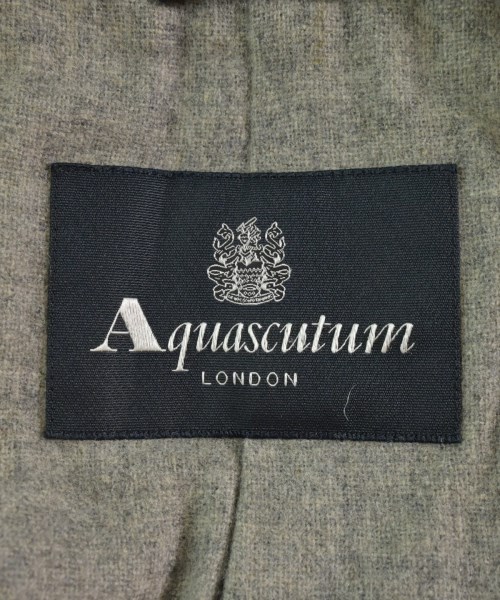 AQUASCUTUM（アクアスキュータム）ダウンコート 紺 サイズ:8(S位) レディース/2200614986013
