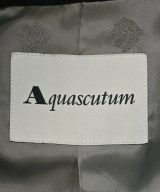 AQUASCUTUM（アクアスキュータム）ステンカラーコート 黒 サイズ:S レディース/2200609952078
