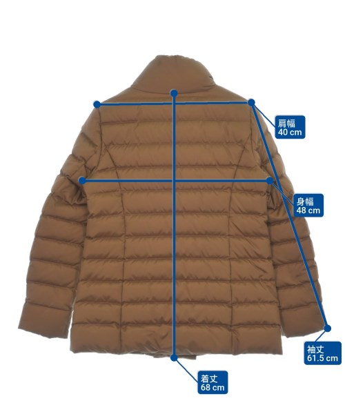 AQUASCUTUM（アクアスキュータム）ダウンジャケット/ダウンベスト 茶 サイズ:F レディース/2200631925019