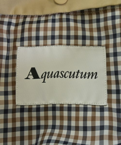 AQUASCUTUM（アクアスキュータム）ステンカラーコート ベージュ サイズ:F レディース/2200617810018