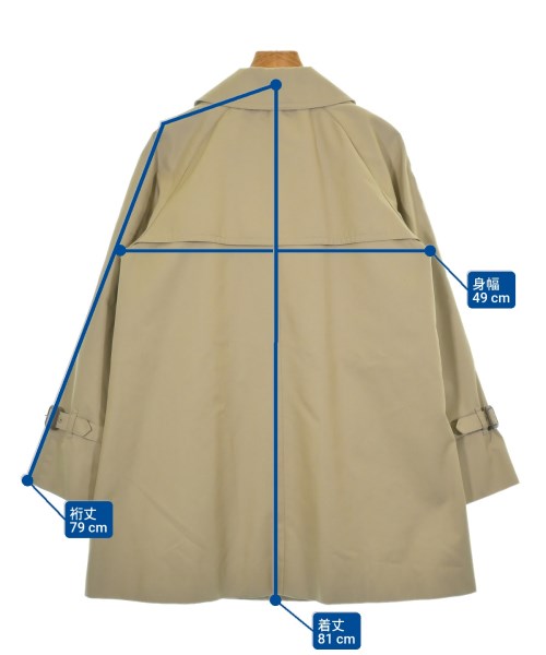 AQUASCUTUM（アクアスキュータム）ステンカラーコート ベージュ サイズ:F レディース/2200617810018