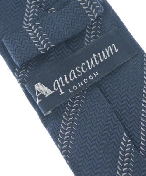 AQUASCUTUM（アクアスキュータム）ネクタイ 紺 サイズ:- メンズ/2200619588175