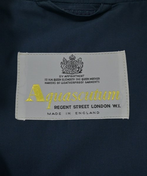 AQUASCUTUM（アクアスキュータム）トレンチコート 紺 サイズ:-(M位) レディース/2200632783021
