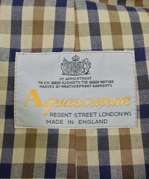 AQUASCUTUM（アクアスキュータム）ステンカラーコート ベージュ サイズ:48(L位) メンズ/2200633246020