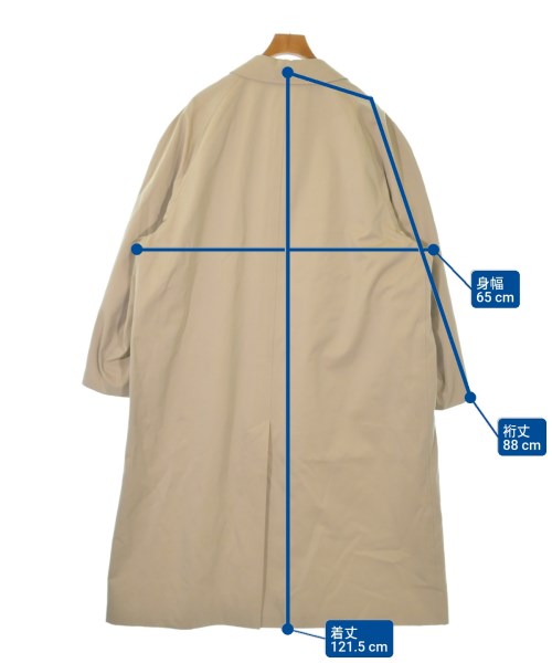 AQUASCUTUM（アクアスキュータム）ステンカラーコート ベージュ サイズ:48(L位) メンズ/2200633246020