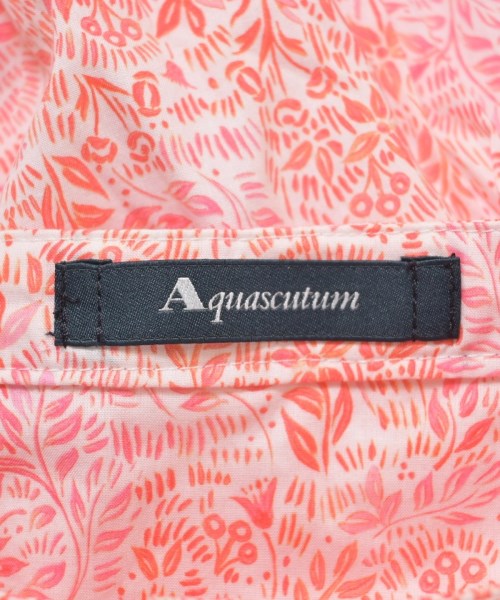 AQUASCUTUM（アクアスキュータム）ワンピース オレンジ サイズ:8(M位) レディース/2200611358073