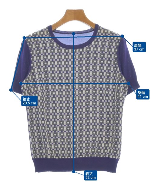 AQUASCUTUM（アクアスキュータム）アンサンブル 紫 サイズ:-/-(M位) レディース/2200611644053