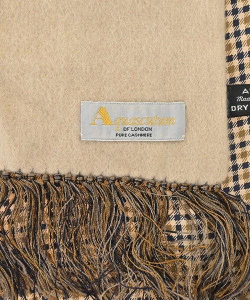 AQUASCUTUM（アクアスキュータム）マフラー ベージュ サイズ:- レディース/2200608584072