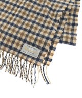 AQUASCUTUM（アクアスキュータム）マフラー ベージュ サイズ:- メンズ/2200608584447