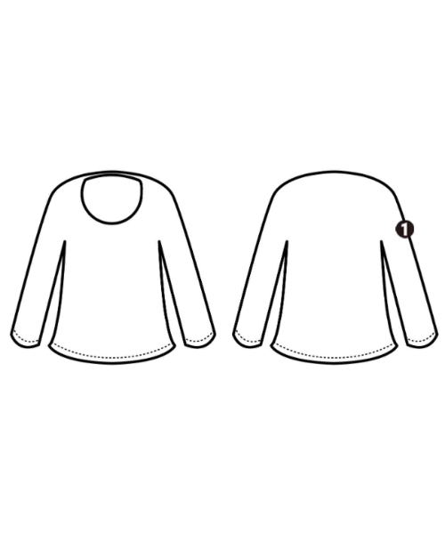 AQUASCUTUM（アクアスキュータム）ブラウス グレー サイズ:-(XL位) レディース/2200607863079